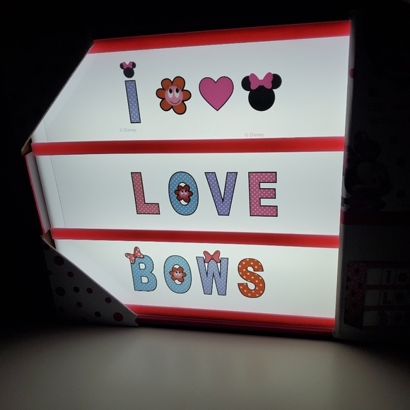 Disney Minnie Junior led message lightbox 90 cards - Picture 5 of 14